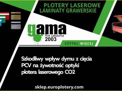 Szkodliwy wpływ dymu z cięcia PCV na żywotność optyki plotera laserowego CO2